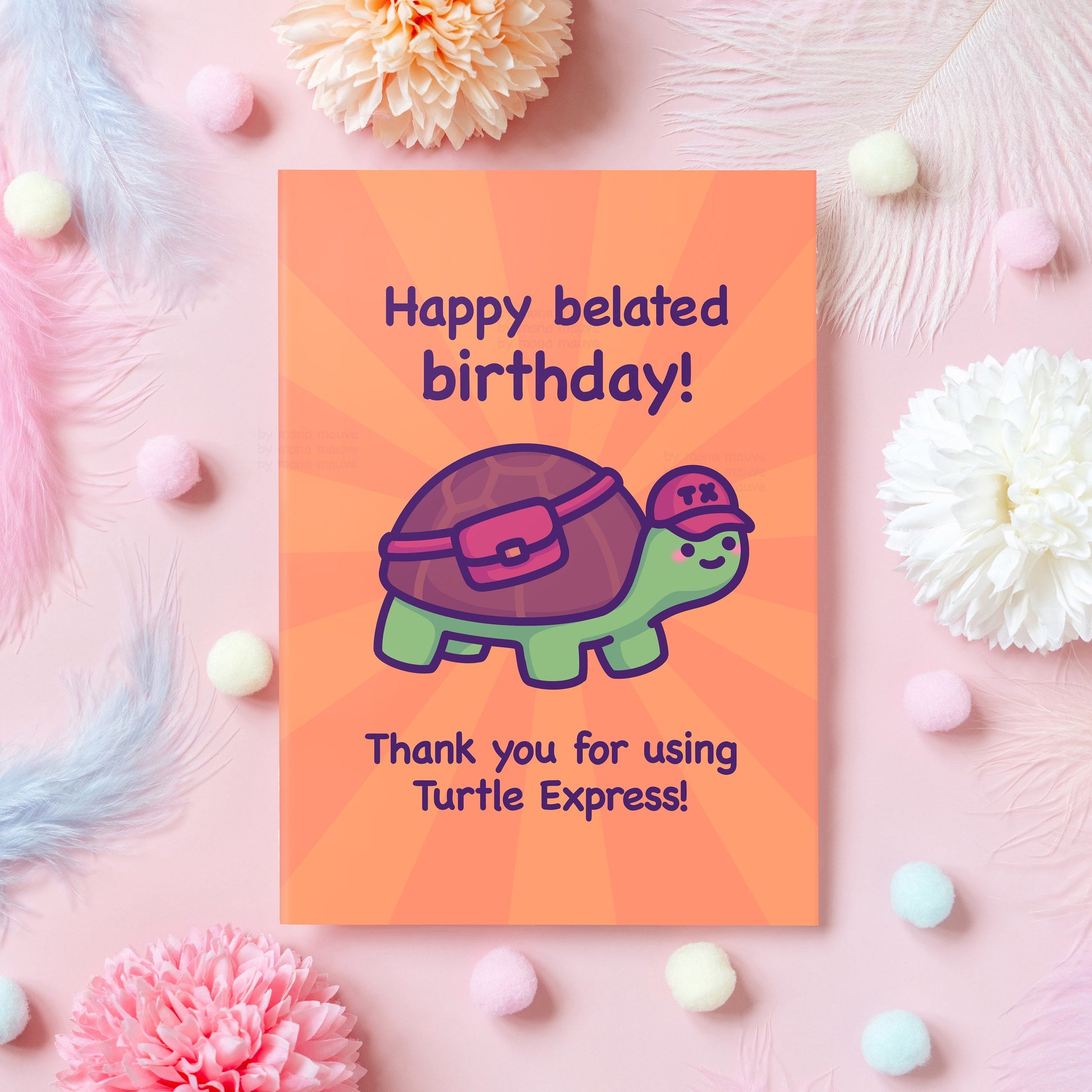 funny-belated-birthday-card-turtle-express-late-birthday-gift-for-boyfriend-girlfriend-husband-wife-her-or-him-cute-turtle-card-monamauve for Free Printable Funny Belated Birthday Cards Funny Belated Birthday Card | Turtle Express | Late Birthday Gift for Boyfriend, Girlfriend, Husband, Wife - Her or Him | Cute Turtle Card – monamauve for Free Printable Funny Belated Birthday Cards